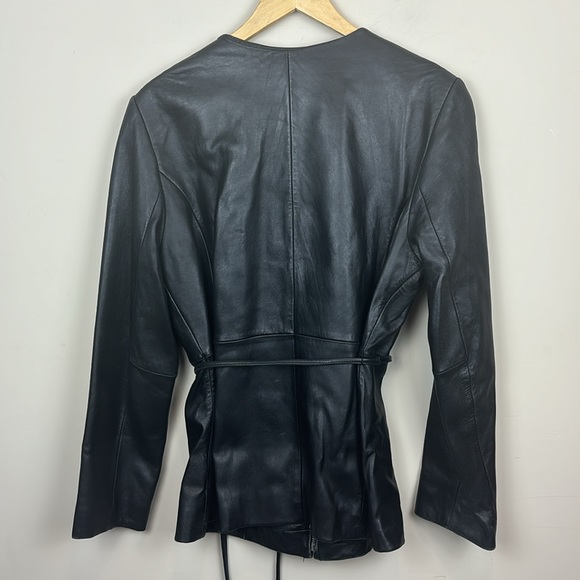 Valerie Stevens - New Zealand Lambskin Black Leather (SOFT) Jacket; Size L - Picture 8 of 13